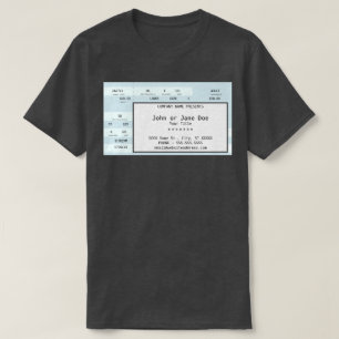blue concert ticket T-Shirt