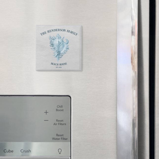 Blue Conch Shell Magnet (In Situ (Fridge))