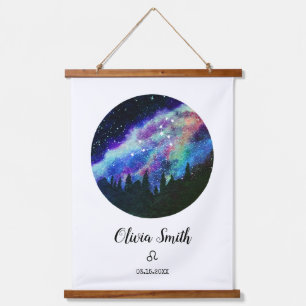 Blue Constellation Leo Horoscope Sign Gift Hanging Tapestry