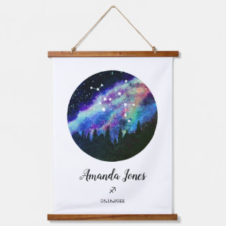 Blue Constellation Sagittarius Horoscope Sign Gift Hanging Tapestry