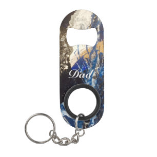 Blue Coral Reef Stainless Steel Bottle Opener