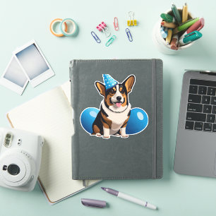 Blue Corgi Birthday Classic T-Shirt