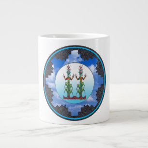 Blue Corn People Mythology Large Coffee Mug
