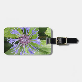 Blue Cornflower Custom Luggage Tag