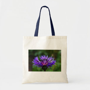 Blue Cornflower Flower Blossoms Peace Love Destiny Tote Bag