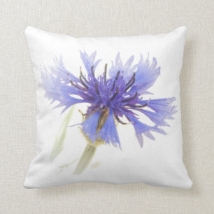 Blue Cornflower Photo - Cushion