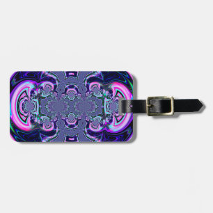 Blue Cosmic Spectacular Luggage Case Tag