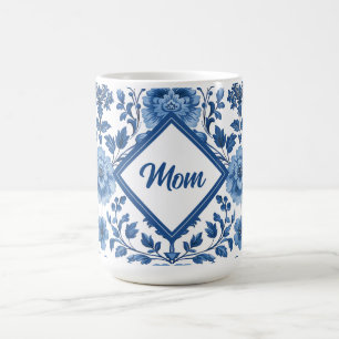Blue Cottagecore flowers Coffee Mug