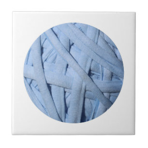 Blue Cotton Yarn Material Texture Ceramic Tile