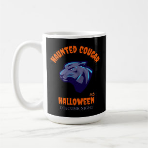 blue cougar coffee mug
