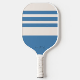 Blue Court Stripe Collection Pickleball Paddle