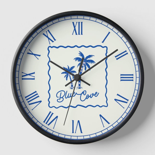Blue Cove Clock (Front)