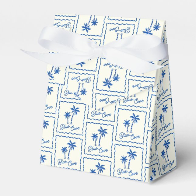 Blue Cove Favour Box (Front Side)