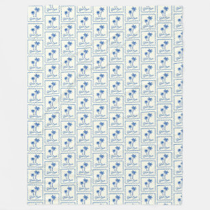 Blue Cove Fleece Blanket