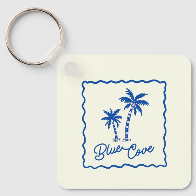 Blue Cove Key Ring (Front)