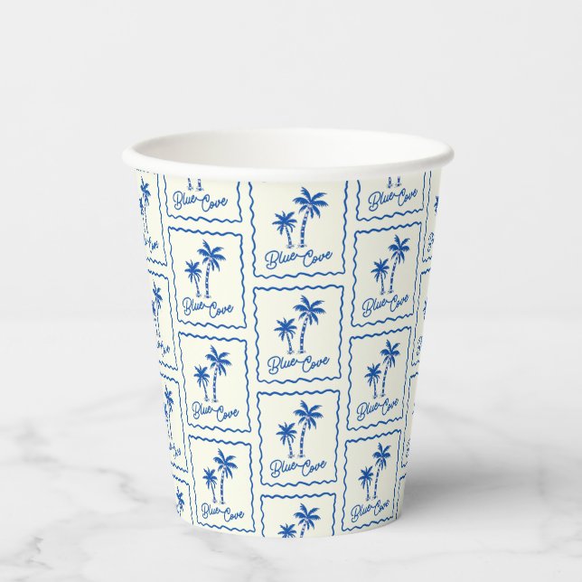 Blue Cove Paper Cups (Front)