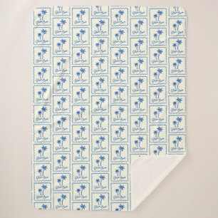 Blue Cove Sherpa Blanket