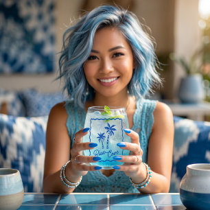 Blue Cove Stemless Wine Glass
