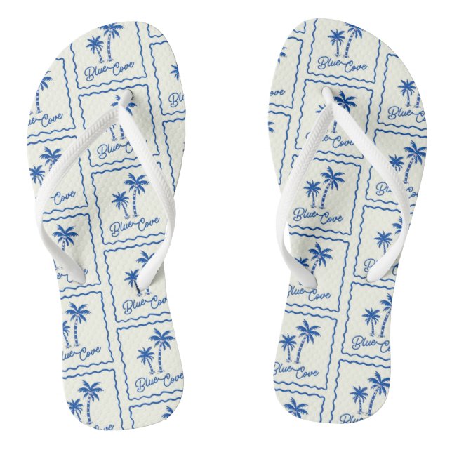 Blue Cove Thongs (Footbed)