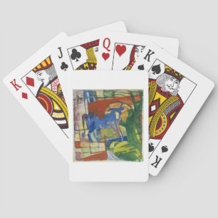 Blue Cow, 1914 (tempera on paper) Playing Cards