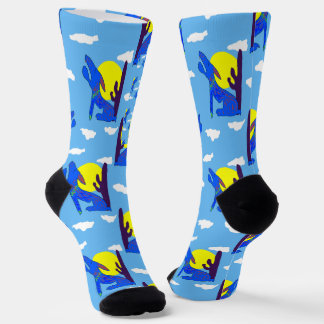 Blue Coyote Socks