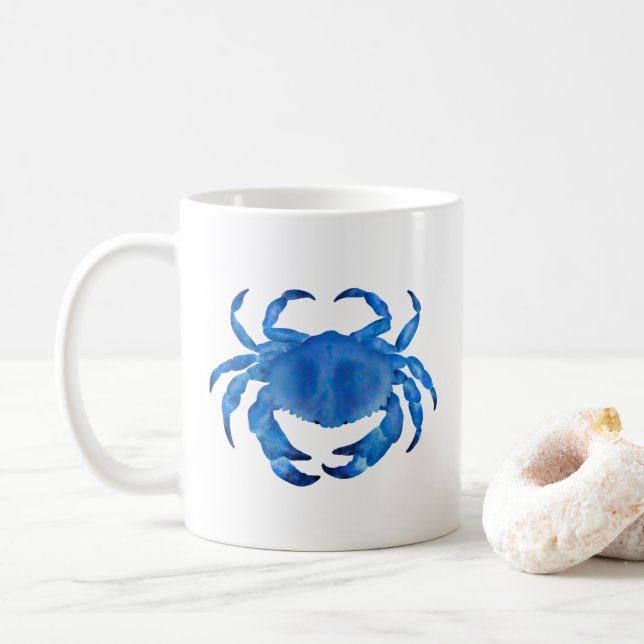 Blue Crab Coffee Mug (With Donut)