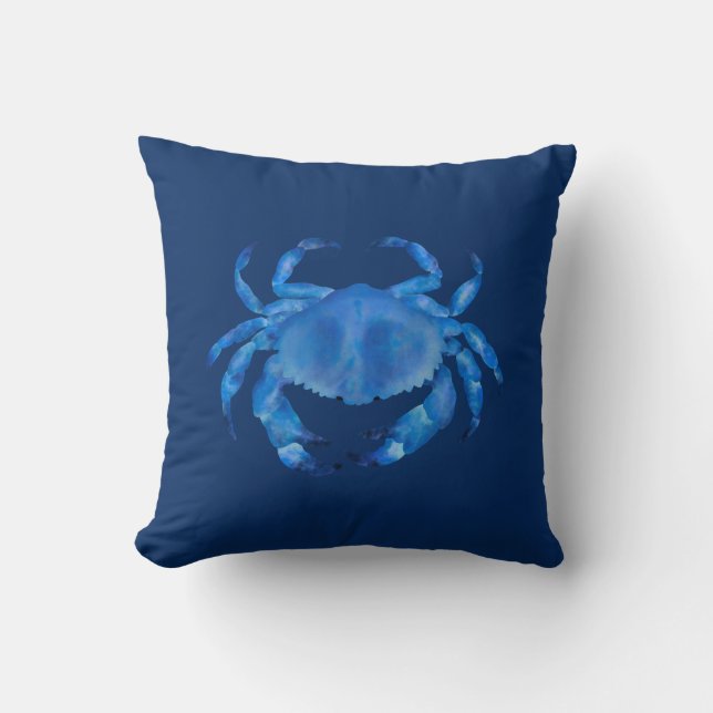 Blue Crab Cushion (Front)