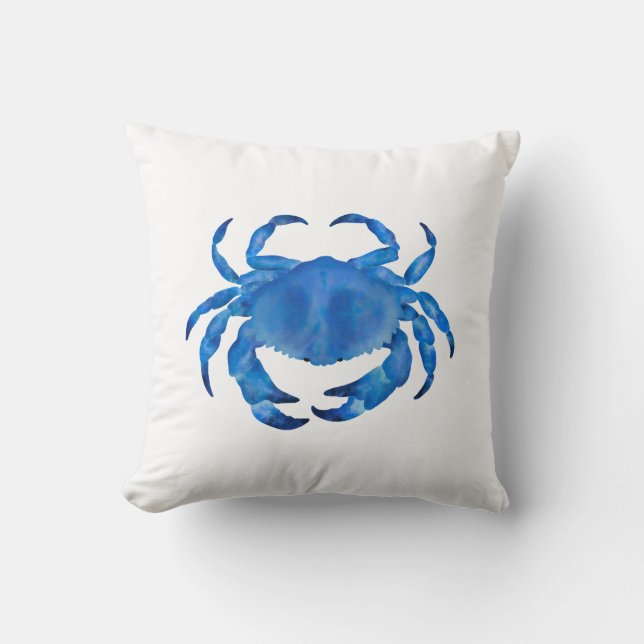 Blue Crab Cushion (Front)