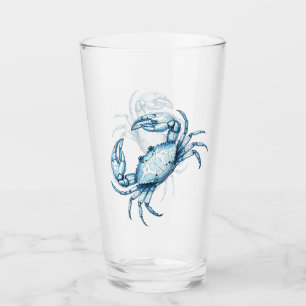 Blue Crab Glass