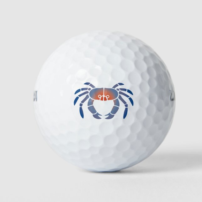 Blue Crab Golf Balls (Front)