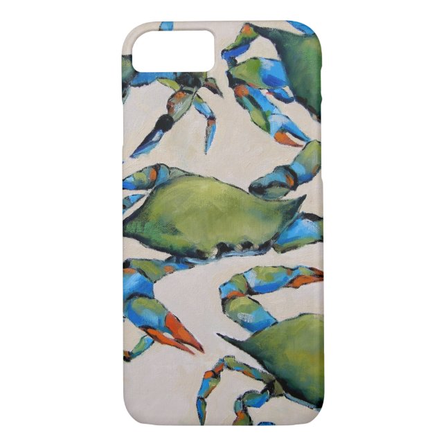 Blue Crab iPhone 7 case (Back)