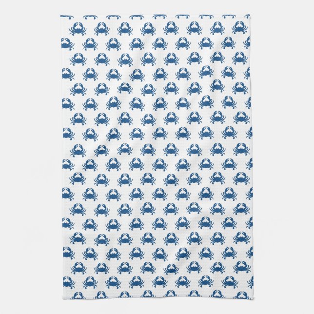 Blue Crab Kitchen Towel (Vertical)