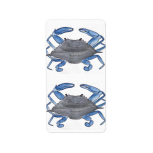 Blue Crab Label
