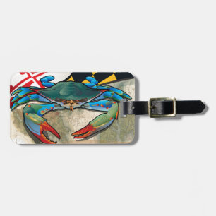 Blue Crab of Maryland Luggage Tag