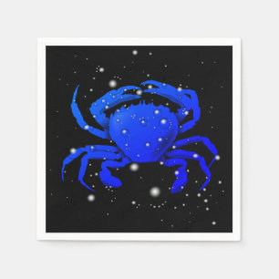 Blue Crab Paper Napkins