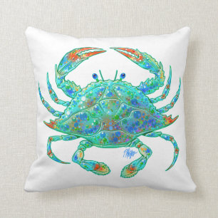 Blue Crab Pillow