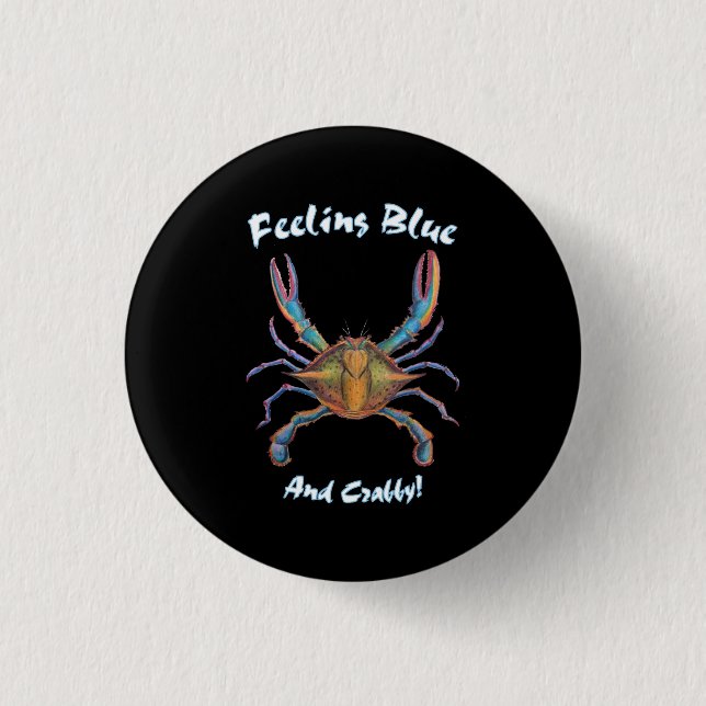 blue crab pin (Front)