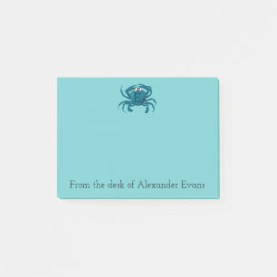 Blue Crab Post-it Notes