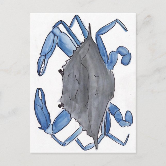 Blue Crab Postcard (Front)