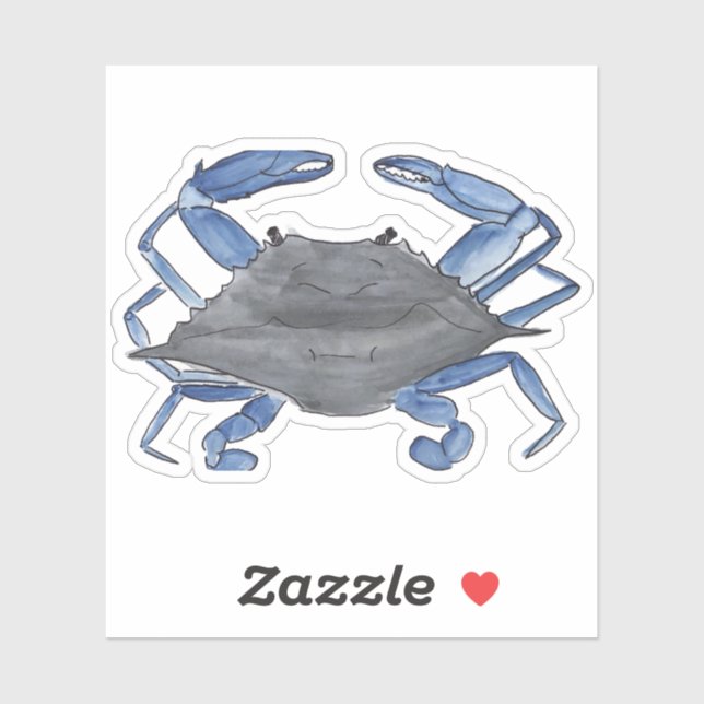 Blue Crab Sticker (Sheet)