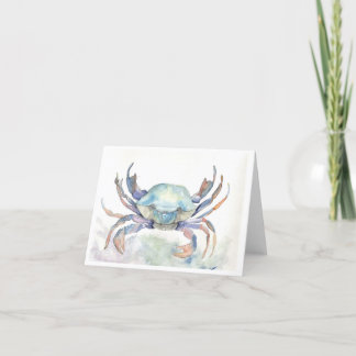 Blue Crab Thank You Card