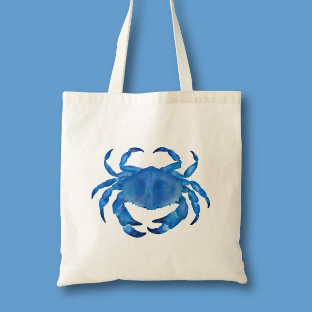 Blue crab tote bag (Blue crab tote bag)