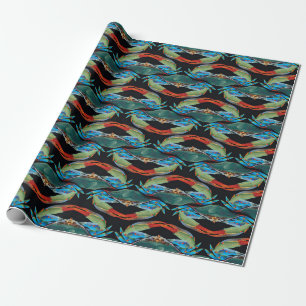 Blue Crabs Forever Wrapping Paper