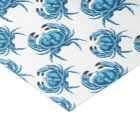 Blue Crabs Seaside Pattern