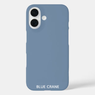 Blue Crane blue colour name iPhone 16 Case