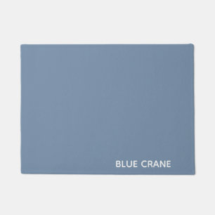 Blue Crane blue colour name Doormat