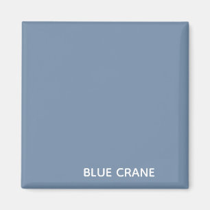 Blue Crane blue colour name Magnet