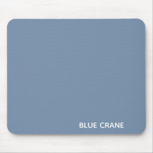 Blue Crane blue colour name Mouse Pad
