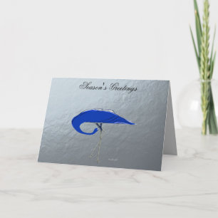 Blue Crane Holiday Card