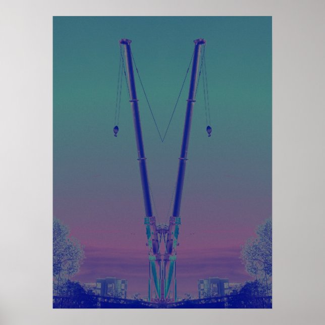 Blue crane poster (Front)